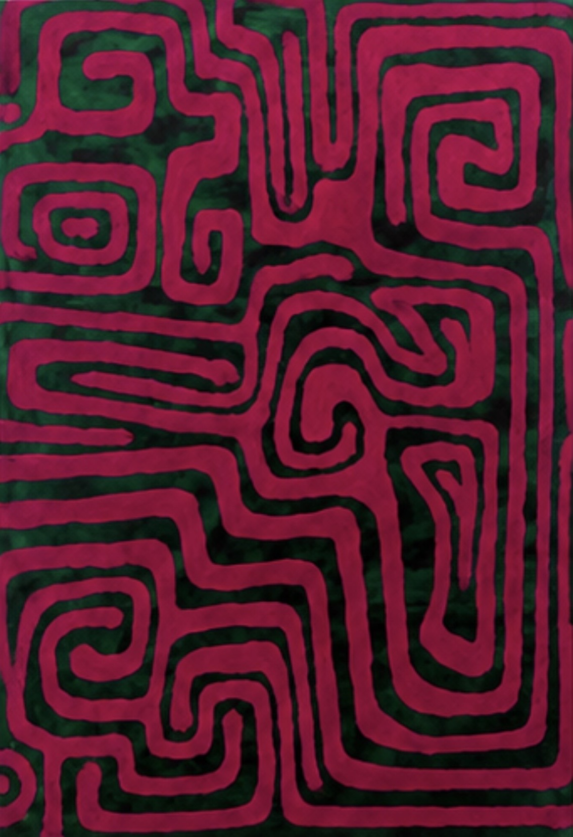Pink Labyrinth — Acrylic on canvas